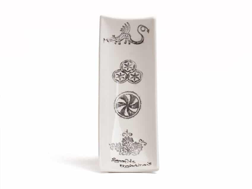 Schweizer Geschenke Schweizer Produkte sgraffito Apéro-Schale Sgraffito Engadin Schweiz KURTS.ch