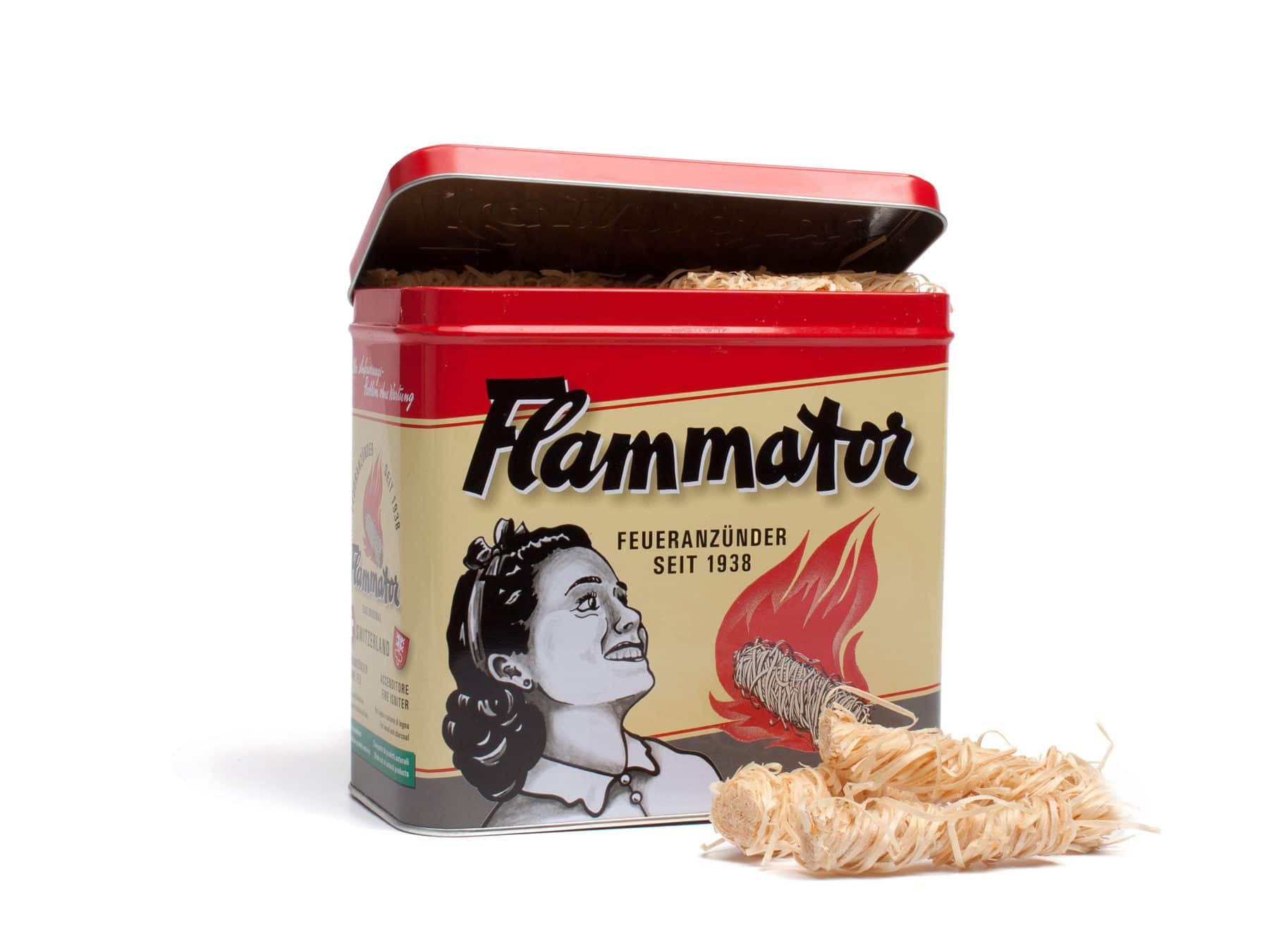 Anzuendhilfe Flammator Anzuendhilfen Schweiz Nostalgiebox KURTS.ch
