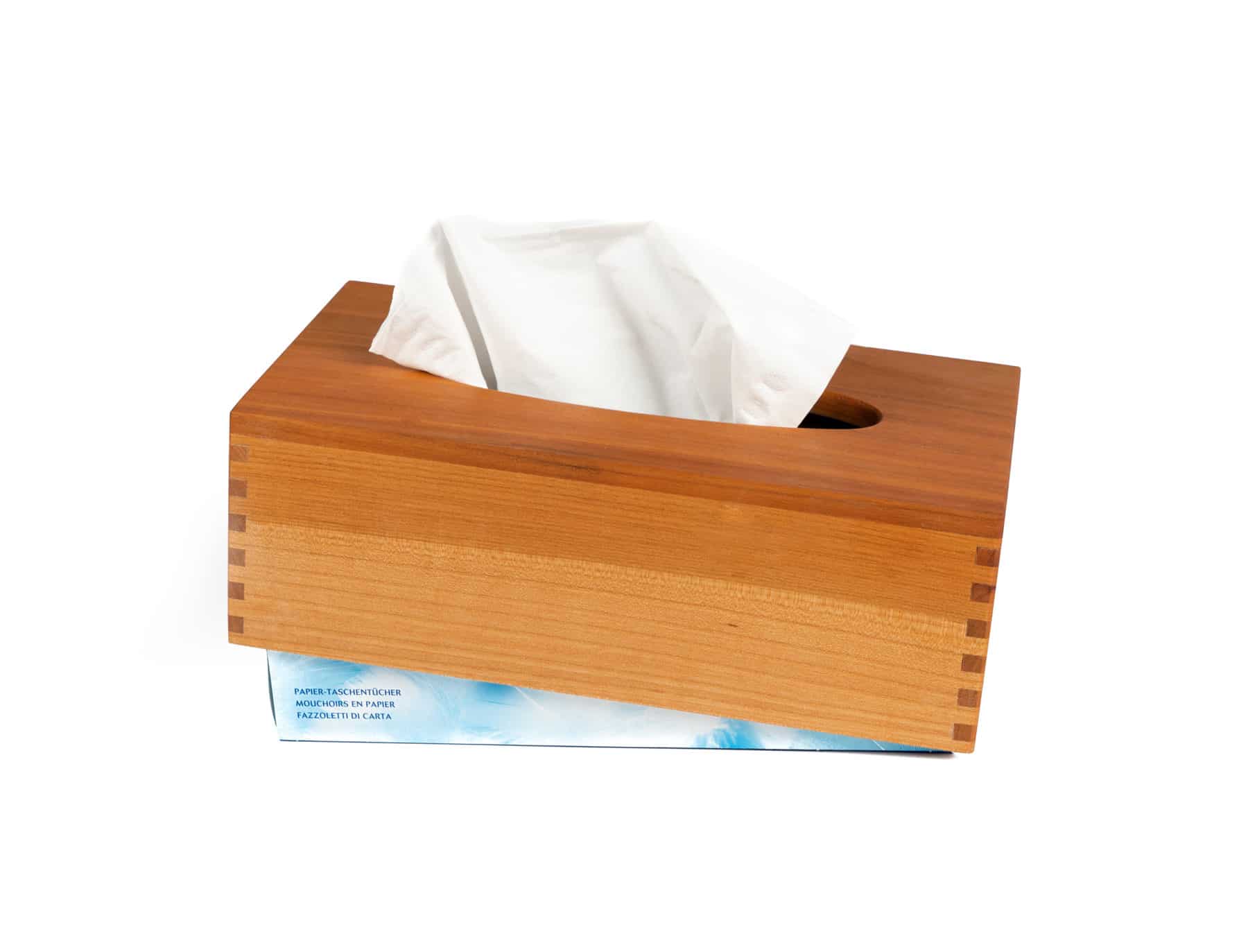 Kosmetituecher Box Holz Schweiz Kleenex swissmade KURTS.ch