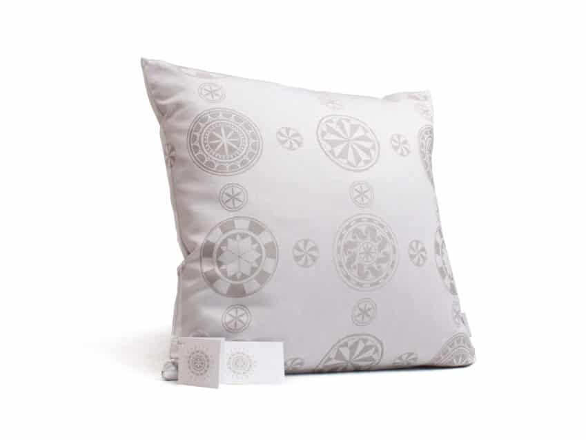 Schweizer Geschenke Schweizer Produkte sgraffito Kissenueberzug Sgraffito Engadin Schweiz KURTS.ch