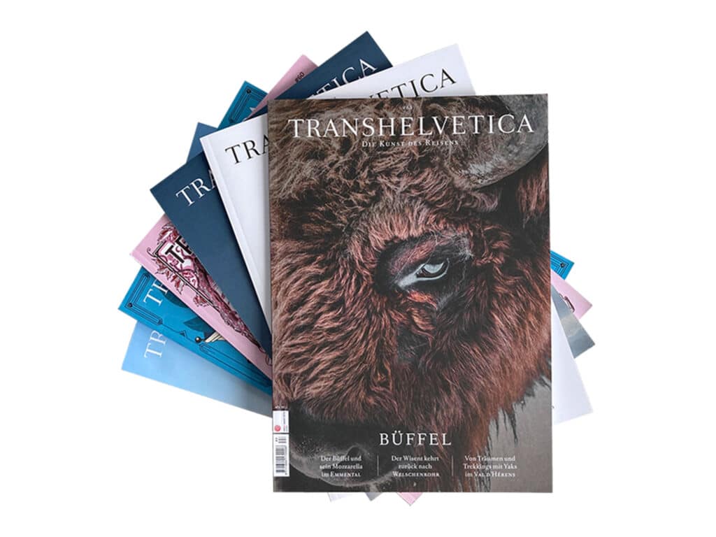 Transhelvetica Magazin Schweizer Magazin für Reisekultur - Die Kunst des Reisens Abo 