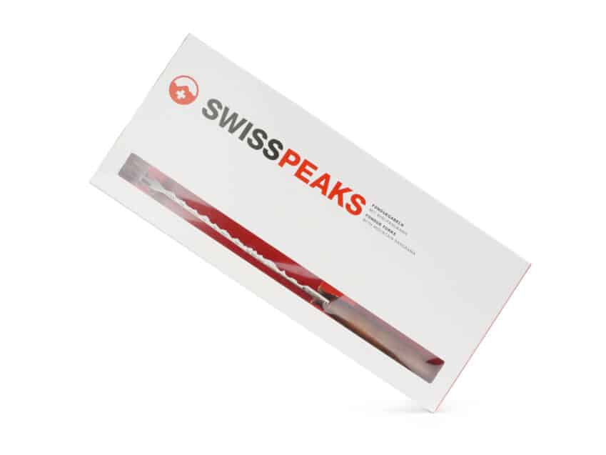 Schweizer Geschenke Schweizer Produkte Fonduegabeln mit Schweizer Bergpanoramen Swiss Peaks swiss made Swiss Alps Edition