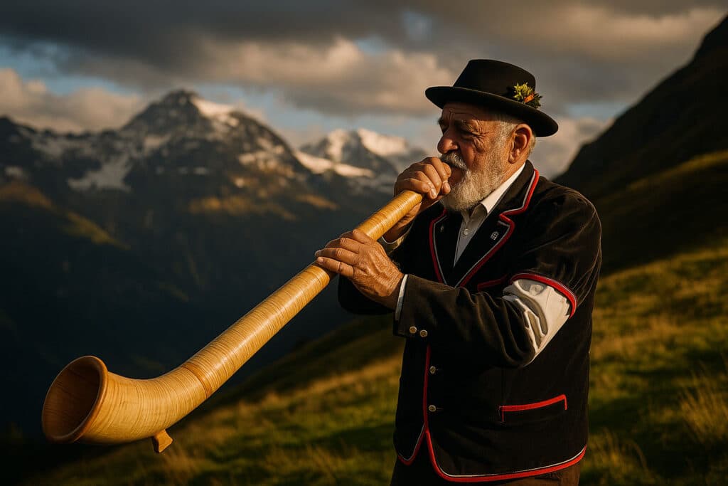 Blog Künstliche Schweiz, Beispiele von KI-Bildern aus der Schweiz KURTS Schweizer Geschenke