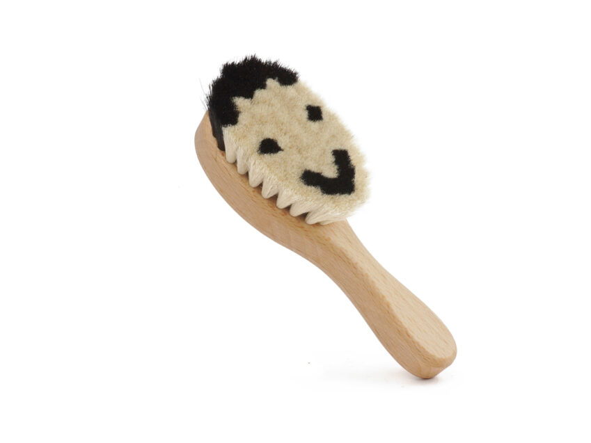 Schweizer Geschenke Schweizer Produkte Babybuerste swiss made natur, ziegenhaar